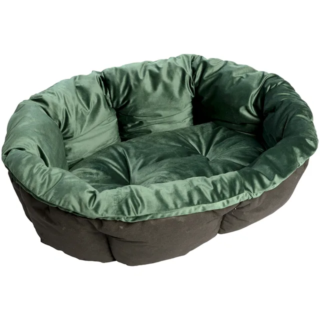 Ferplast zelený sametový potah pro koš Siesta Deluxe (bez koše) - velikost 12 : D 114 x Š 83 x V 37 cm