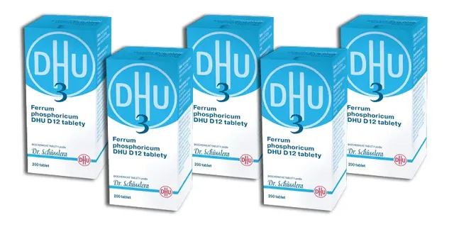 FERRUM PHOSPHORICUM DHU D12 5 x 200 tablet