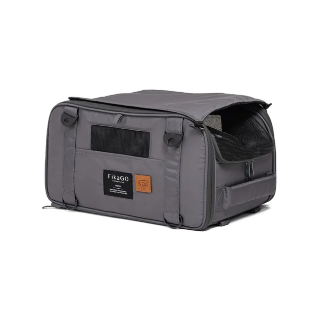 Fikago Nosič cestovní pro psy a kočky Truffle Grey