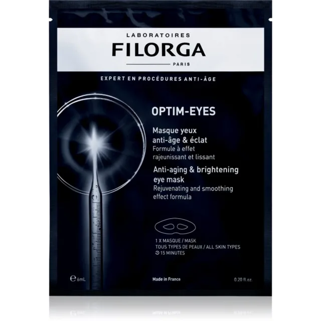 FILORGA OPTIM-EYES maska na oční okolí proti vráskám, otokům a tmavým kruhům 1 ks