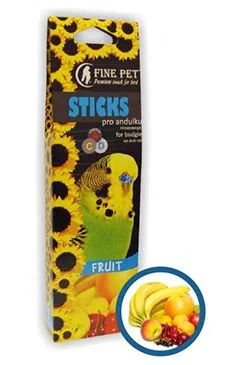 Fine Pet Tyčinka Andulka Ovoce 2ks/110g