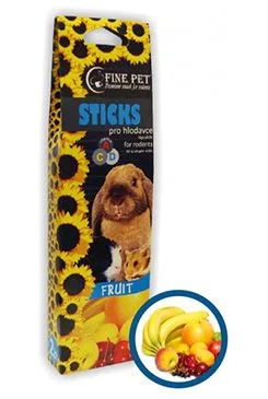 Fine Pet Tyčinka Hlodavec Ovoce 2ks/110g