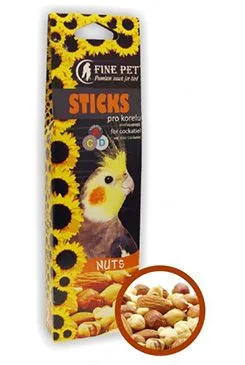 Fine Pet Tyčinka Korela Ořechy 2ks/110g