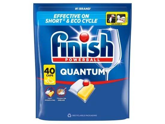 Finish Quantum kapsle do myčky nádobí - Lemon 40 ks