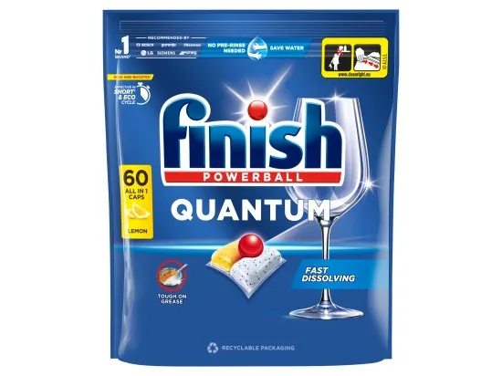 Finish Quantum kapsle do myčky nádobí - Lemon 60 ks