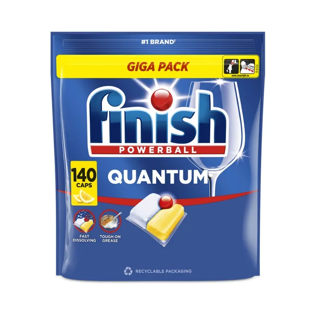 Finish Quantum Lemon kapsle do myčky 140 ks