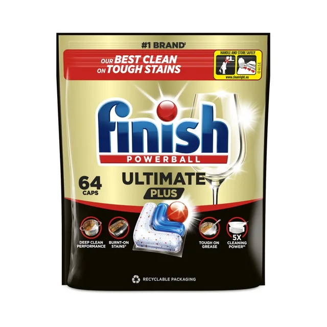 Finish Ultimate Plus Fresh kapsle do myčky 64 ks