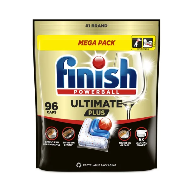 Finish Ultimate Plus Fresh kapsle do myčky 96 ks