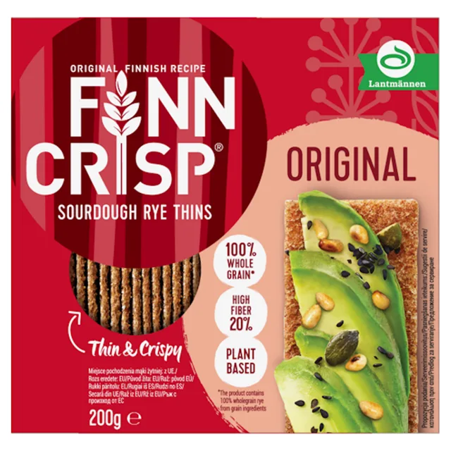 FINN CRISP křupavé žitné plátky 200 g