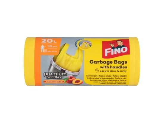 Fino Premium Handles Sweet Peach pytle na odpadky 20l 30 ks