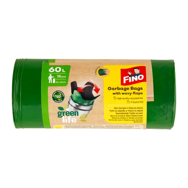 Fino Pytle na odpadky 60 l 18 ks