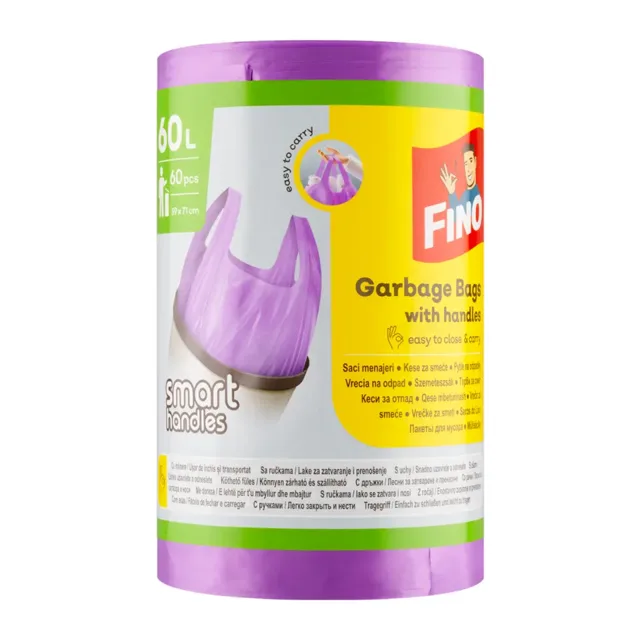 Fino Pytle na odpadky 60 l 60 ks