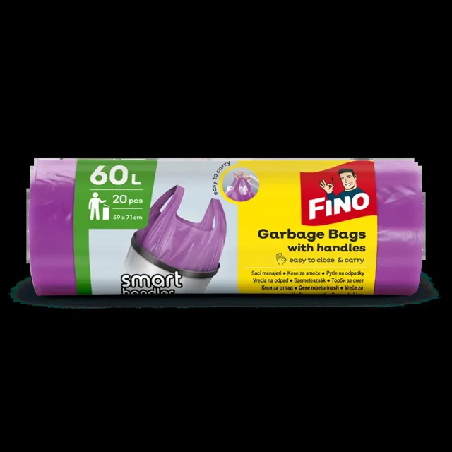 Fino Pytle na odpadky 60l 15 ks