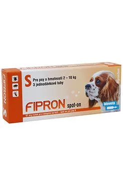 Fipron 67mg Spot-on Dog S Sol 3x0,67ml