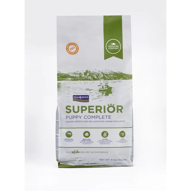 Fish4Dogs Granule malé pro štěňata Superior losos s bramborami 6 kg