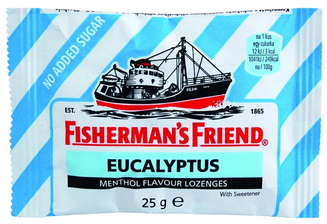 Fishermans Friend bonbóny dia eukalyptus 25g