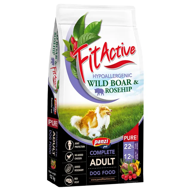 FitActive Pure Hypoallergenic s divočákem a šípky - 12 kg