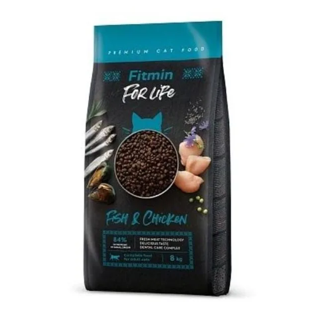 Fitmin Cat For Life Adult Fish and Chicken 8 kg | P57185