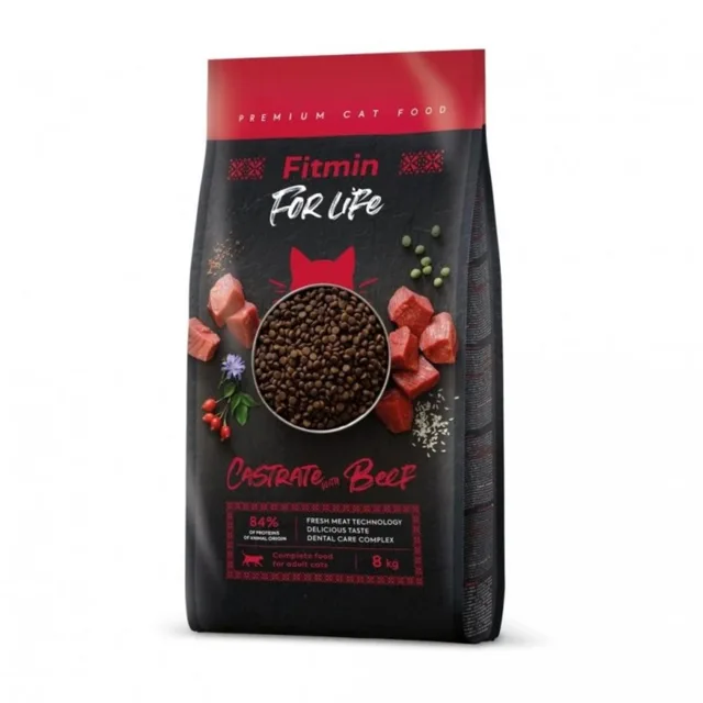 Fitmin Cat For Life Castrate Beef 8 kg | P57182