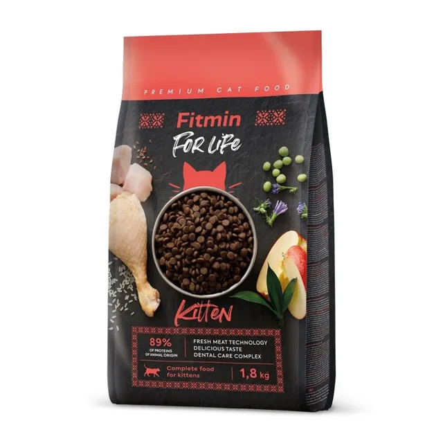 FITMIN Cat For Life Kitten 1,8 kg pro koťata, březí a kojící kočky