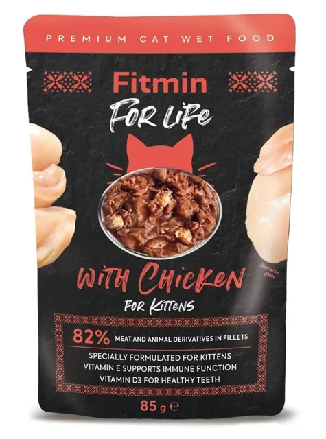 FITMIN Cat For Life kitten chicken 85 g