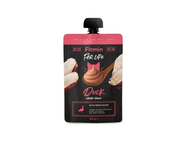 Fitmin Cat For Life krémová kapsička Duck 100g | P59231