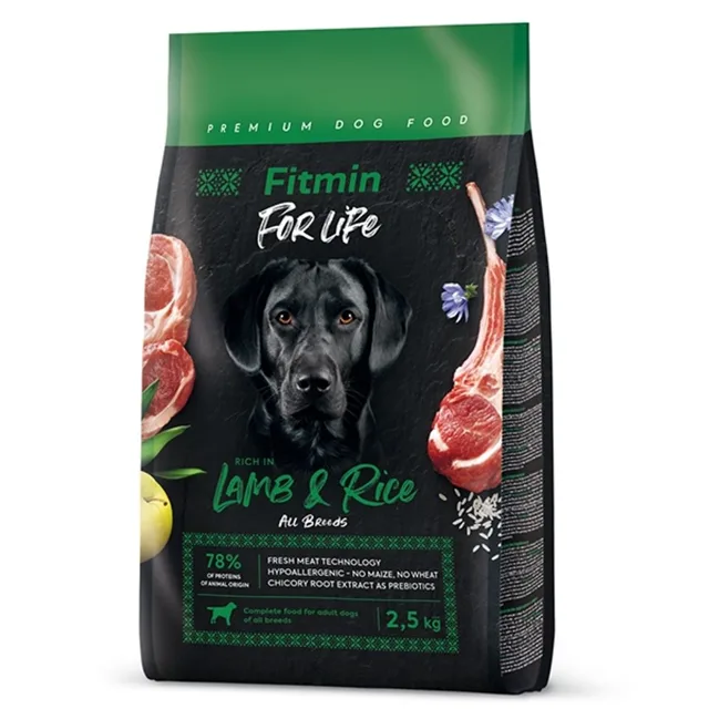 Fitmin Dog For Life Lamb & Rice 2,5 kg | Granule pro psy | FIT69