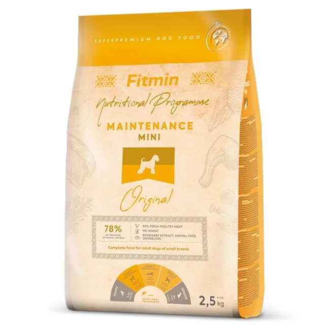 Fitmin Dog Mini Maintenance 2,5 kg | Granule pro psy | P56345
