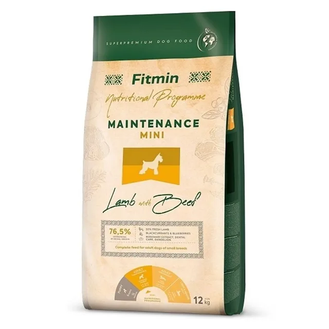 Fitmin Dog Mini Maintenance Lamb With Beef 12 kg | P56340