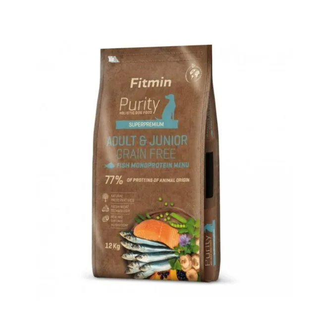 Fitmin Dog Purity GF Adult & Junior Fish Menu 12 kg | P56382