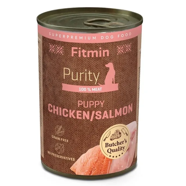 Fitmin Dog Purity konzerva Puppy Salmon with Chicken 400 g | P58033
