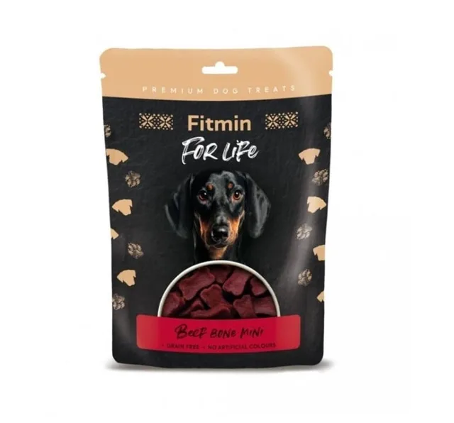 FITMIN For Life Beef Bone Mini 70 g mini kostky s hovězím masem pro psy