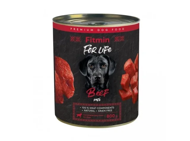 FITMIN For Life Beef Pate 800g paštika s hovězím masem pro psy