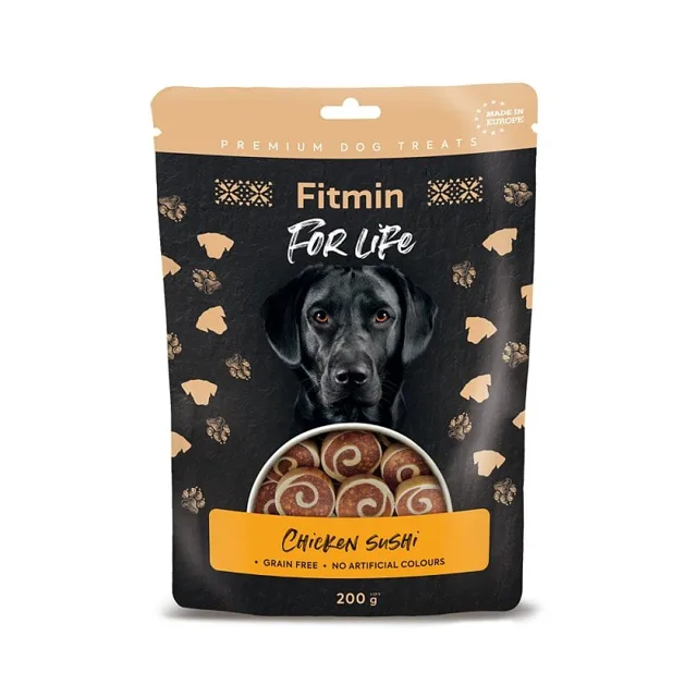 FITMIN For Life Chicken sushi 200 g kuřecí sushi, pochoutka pro psy