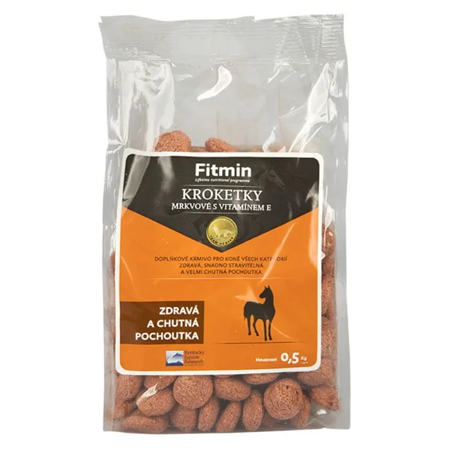 FITMIN Horse kroketky mrkev+ vit. E 500 g