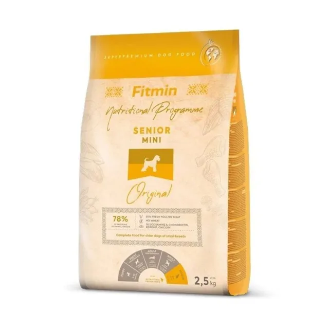 FITMIN Mini Senior 2,5 kg granule pro starší psy malých plemen