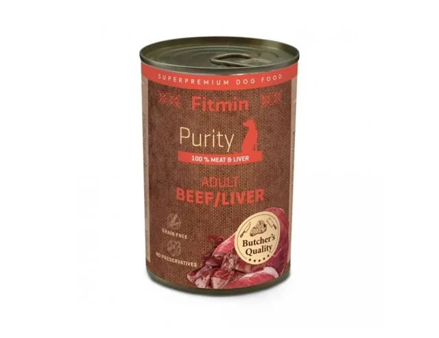 FITMIN Purity Adult Dog Beef with liver 400g hovězí s játry pro psy