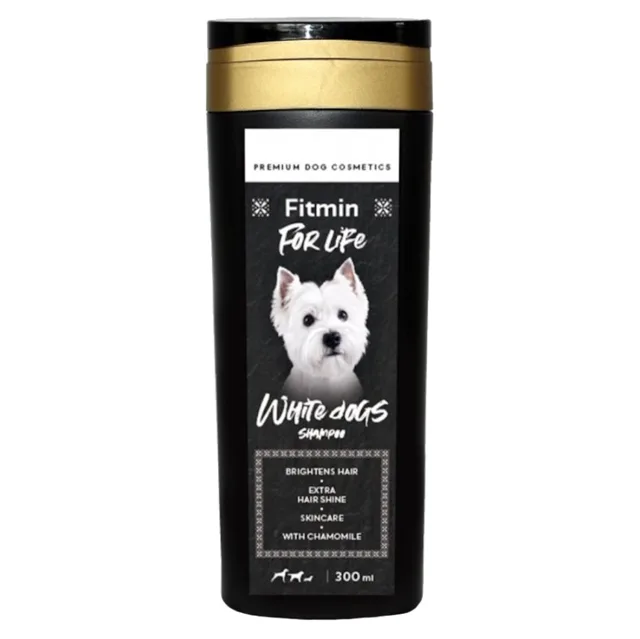 FITMIN Shampoo White dogs Šampon pro psy s bílou srstí 300 ml