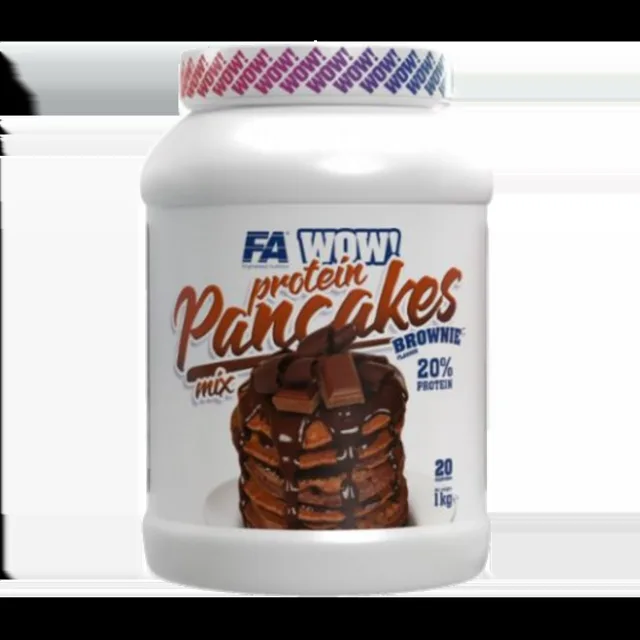 Fitness Authority Protein Pancakes 1000g - bílá čokoláda, kokos