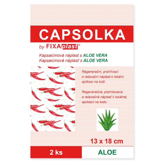 FIXAPLAST Capsolka Kapsaicínová náplast 13x18 cm 2 kusy