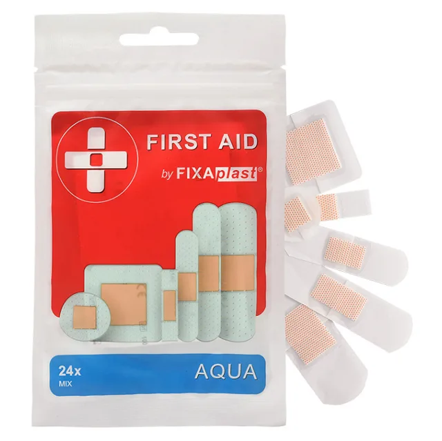 FIXAplast First aid aqua náplast mix 24 kusů