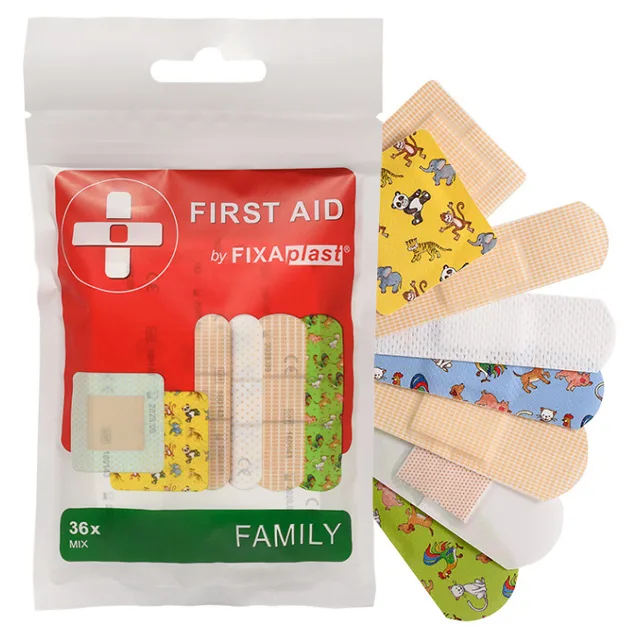 FIXAplast First aid family náplast mix 36 kusů