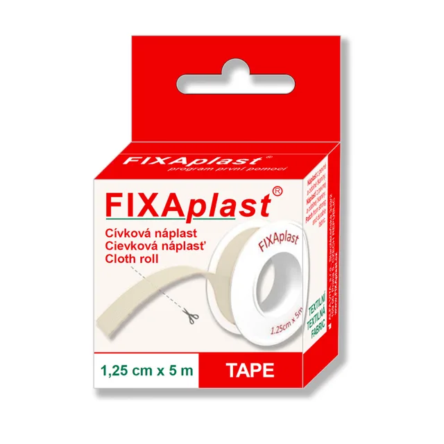FIXAplast TAPE cívková náplast 1.25cmx5m