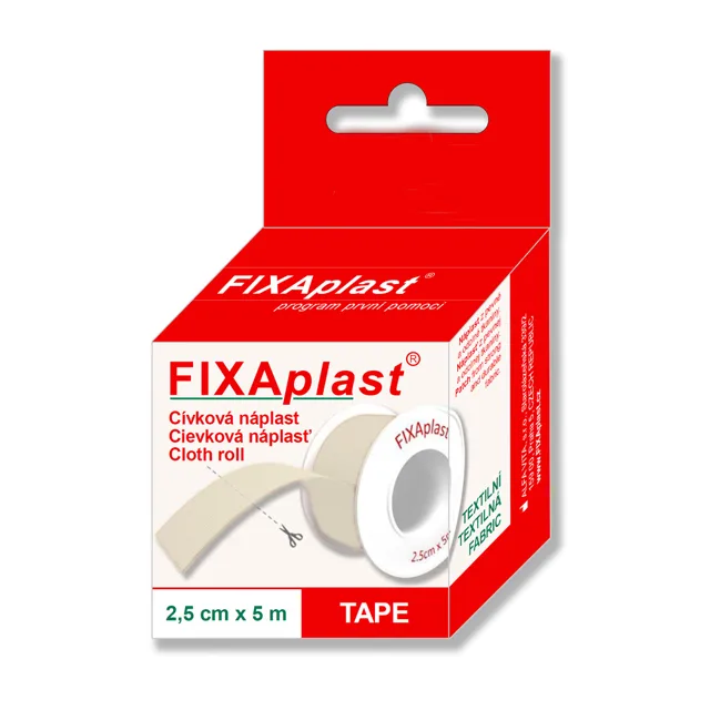 FIXAplast TAPE cívková náplast 2.5cmx5m
