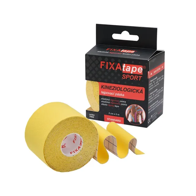 FIXAtape Sport Standard tejp. páska 5 cm x 5 m žlutá