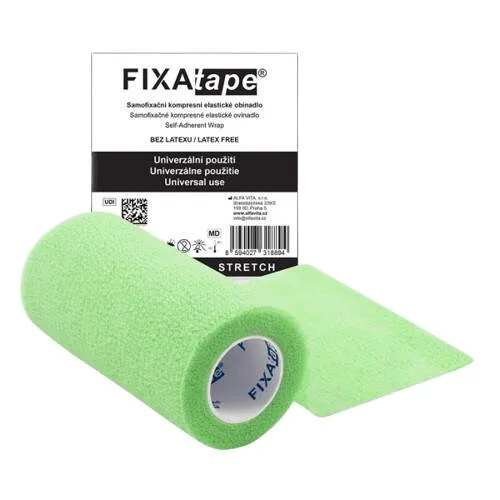 FIXAtape STRETCH 10 x 450 cm samofixační elastické obinadlo zelené