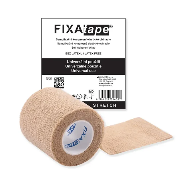 FIXAtape STRETCH 5,0 cmx450cm samofixační obinadlo