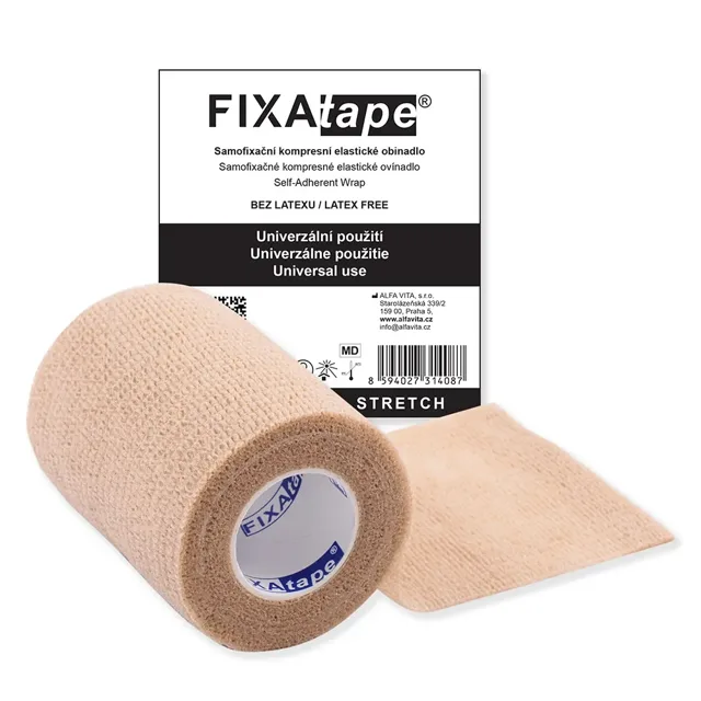 FIXAtape STRETCH 7,5 cmx450cm samofixační obinadlo