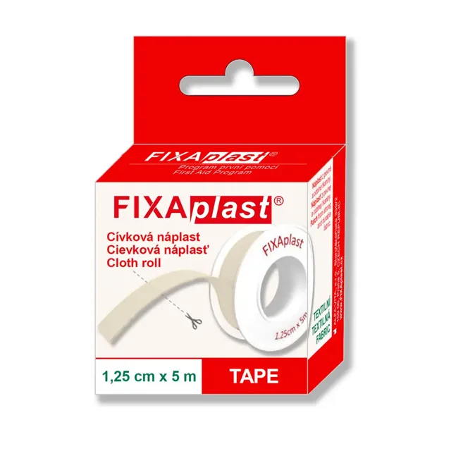 Fixplast náplast cívka 1,25 cm x 5 m