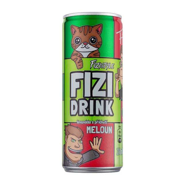 FIZI Drink limonáda s příchutí meloun 250 ml